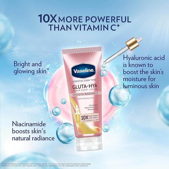 Vaseline Gluta-Hya Smooth Radiance Lotion