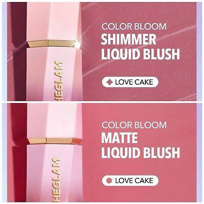 Sheglam Color Bloom Dayglow Liquid Blush Shimmer Finish