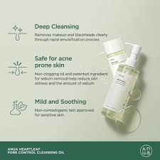 Anua Heartleaf Pore Control Cleansing Oil Mild